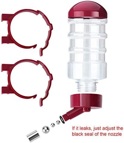 No Drip Dog Kennel Water Bottle Dispenser for Crate Dog Bowls & Feeders Pet Clever