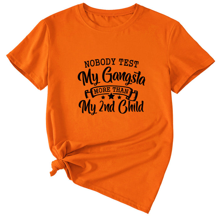 Orange (black font) / S