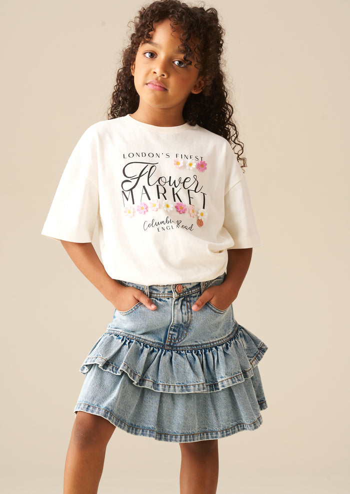 Noemie Rara Denim Mini Skirt