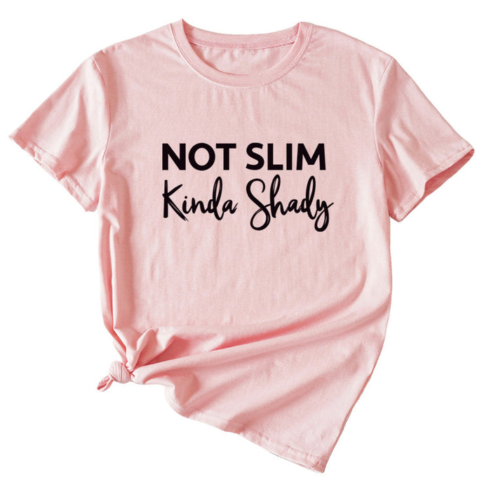 Pink (black font) / S