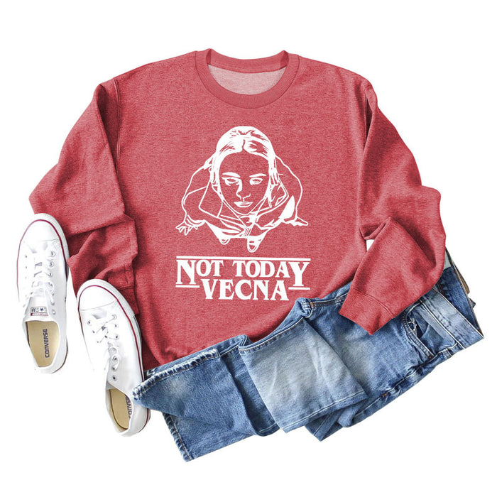 Red sweater (white color picture) / S