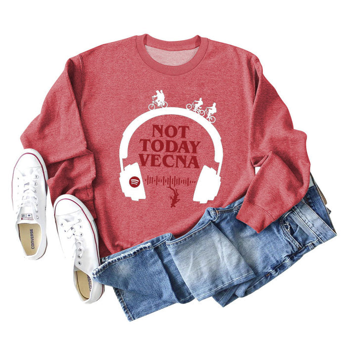 Red sweater (white color picture) / S