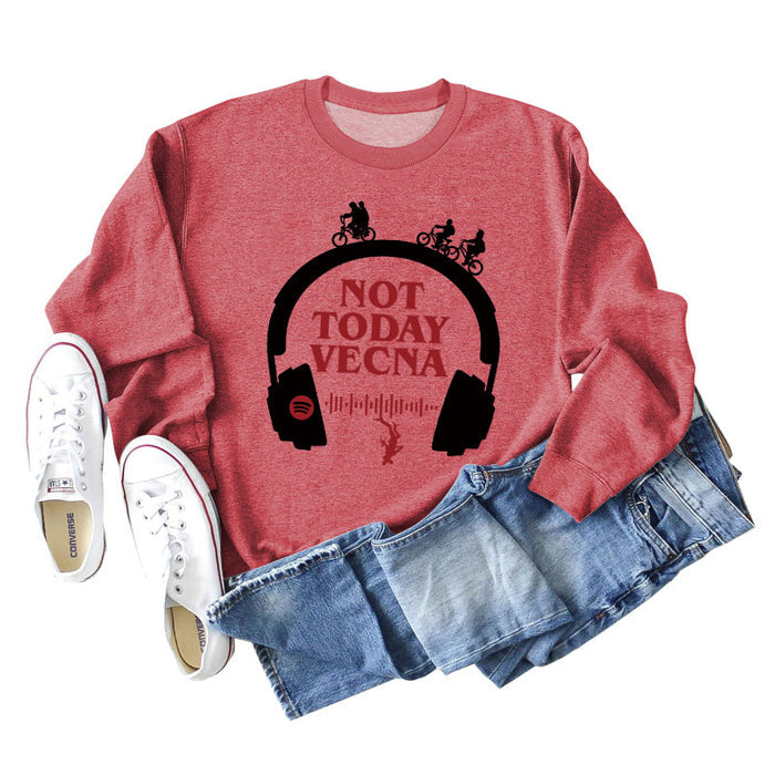 Red sweater (black color picture) / S