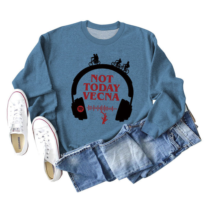 Blue sweater (black color picture) / S
