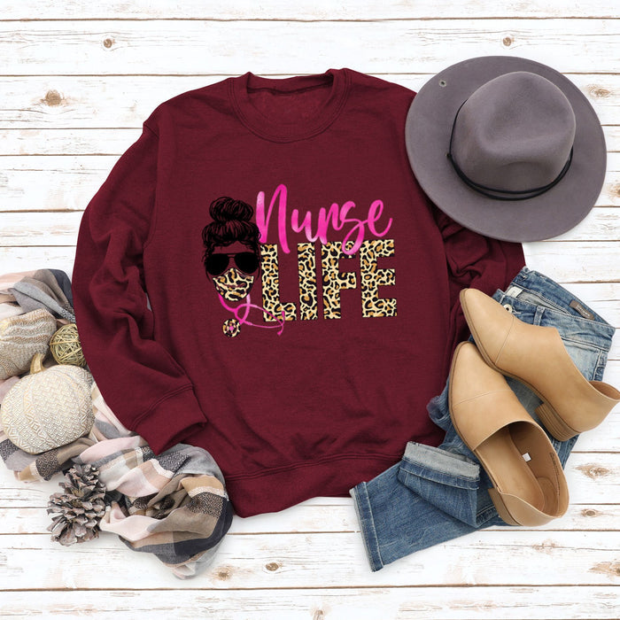 Wine red sweater (color picture) / S