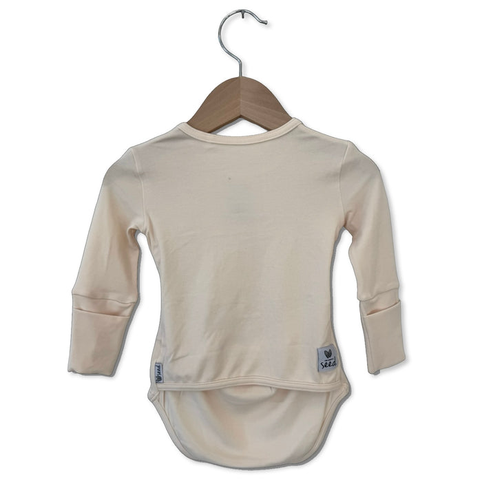 Oatmilk Snuggle Bug Long Sleeve Bodysuit