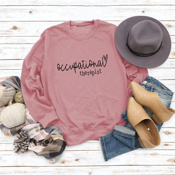 Rose gold sweater (black font) / S