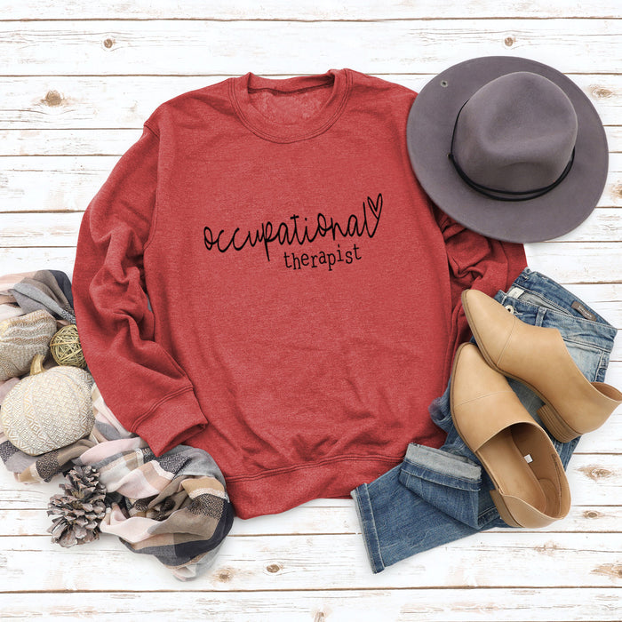 Red sweater (black font) / S
