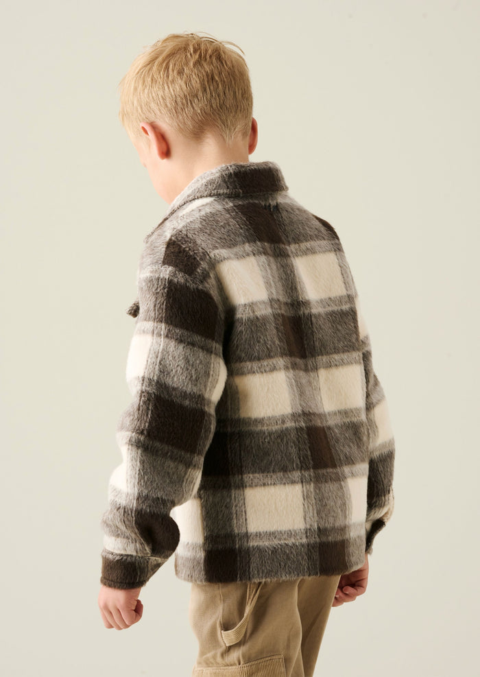 Odin Brushed Check Fleece Lined Jacket