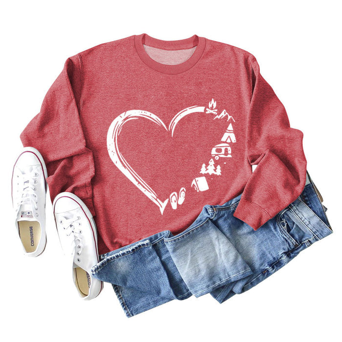Red sweater (white font) / S