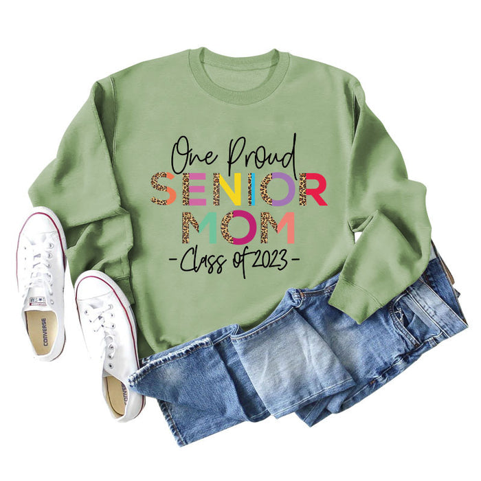 Olive green sweater (black word color picture) / S
