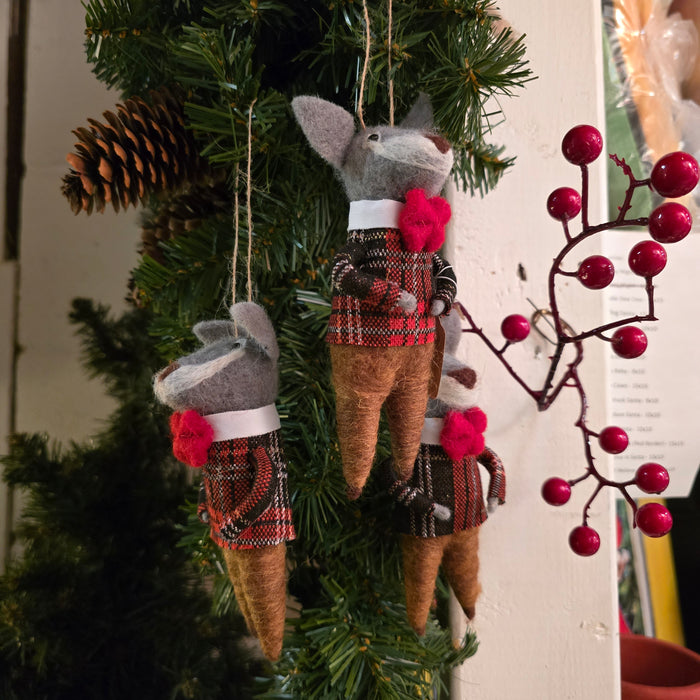 ORNAMENT - Dapper Donkey Mouse