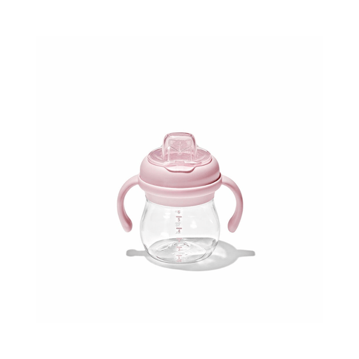 OXO Tot Transitions Soft Spout Sippy Cup With Removable Handles 6oz - Blossom