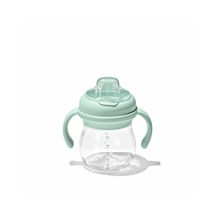 OXO Tot Transitions Soft Spout Sippy Cup With Removable Handles 6oz - Opal