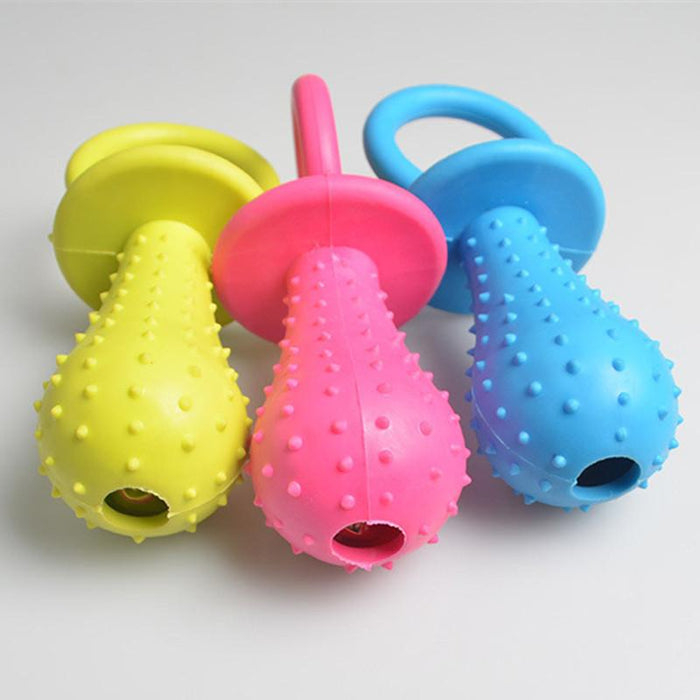 Pacifier Shape Dog Teething Chew Toy Toys Pet Clever