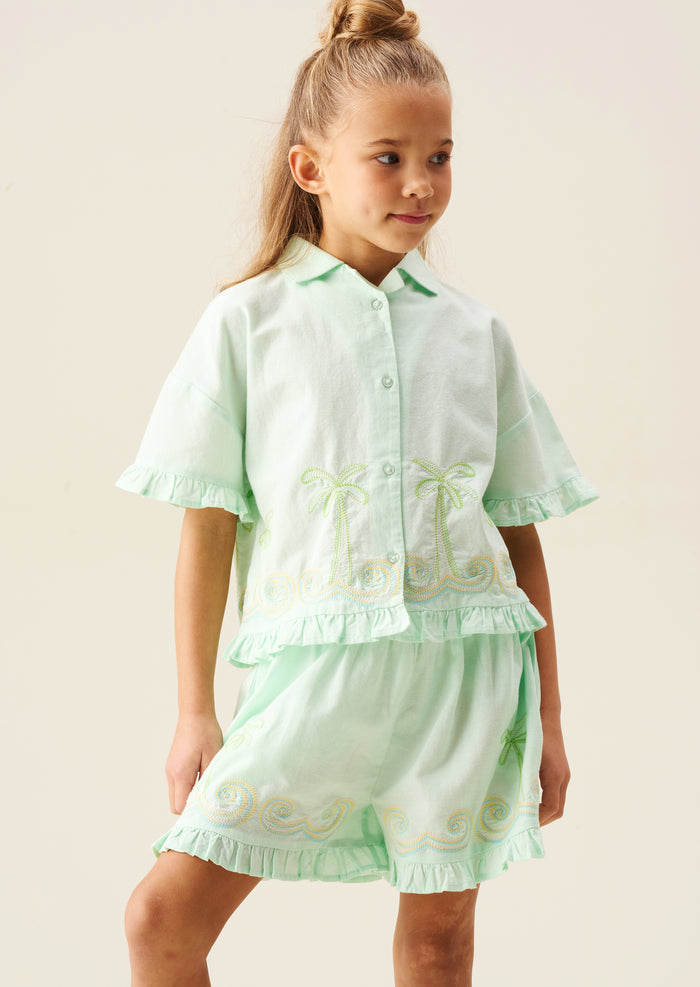 Palma Embroidered Short