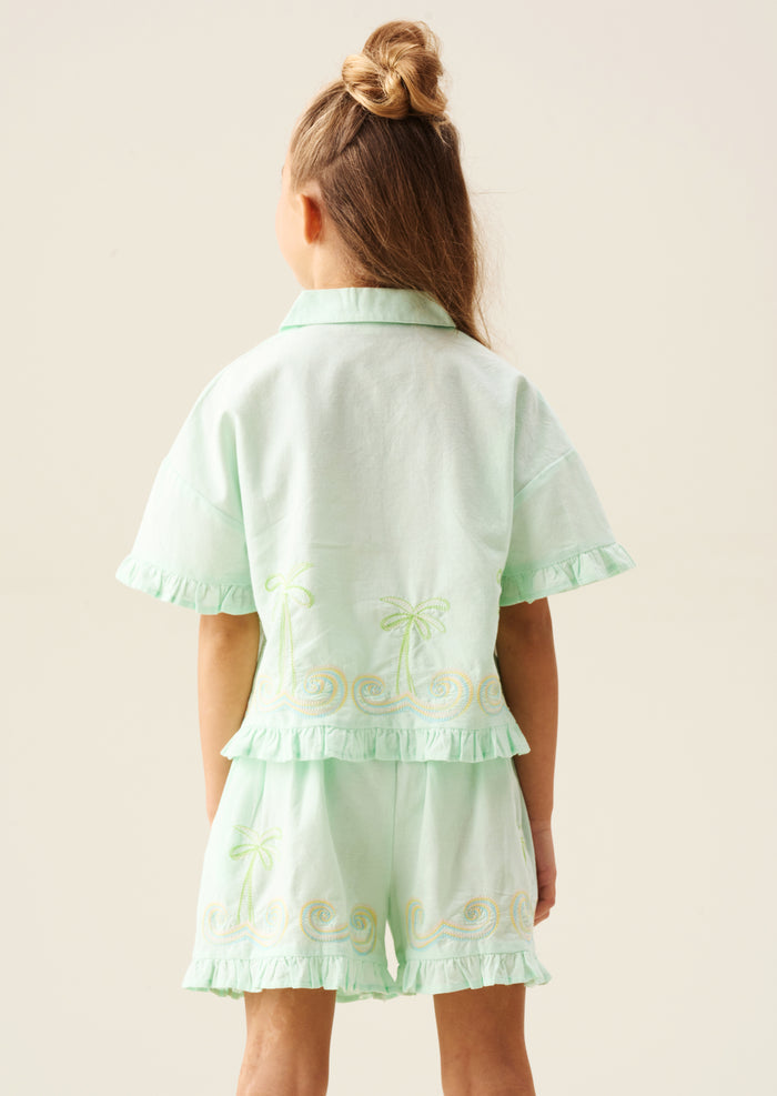 Palma Embroidered Short