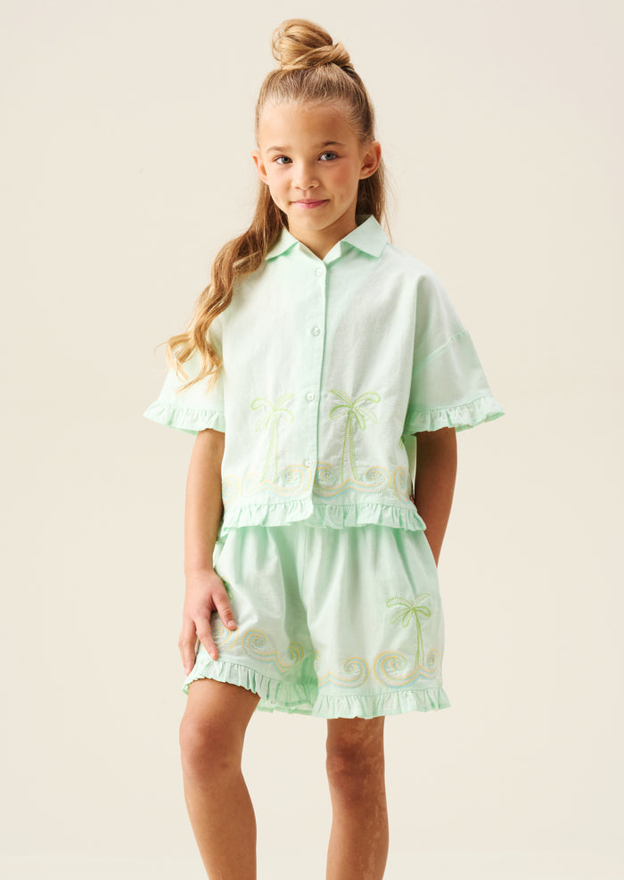 Palma Embroidered Short