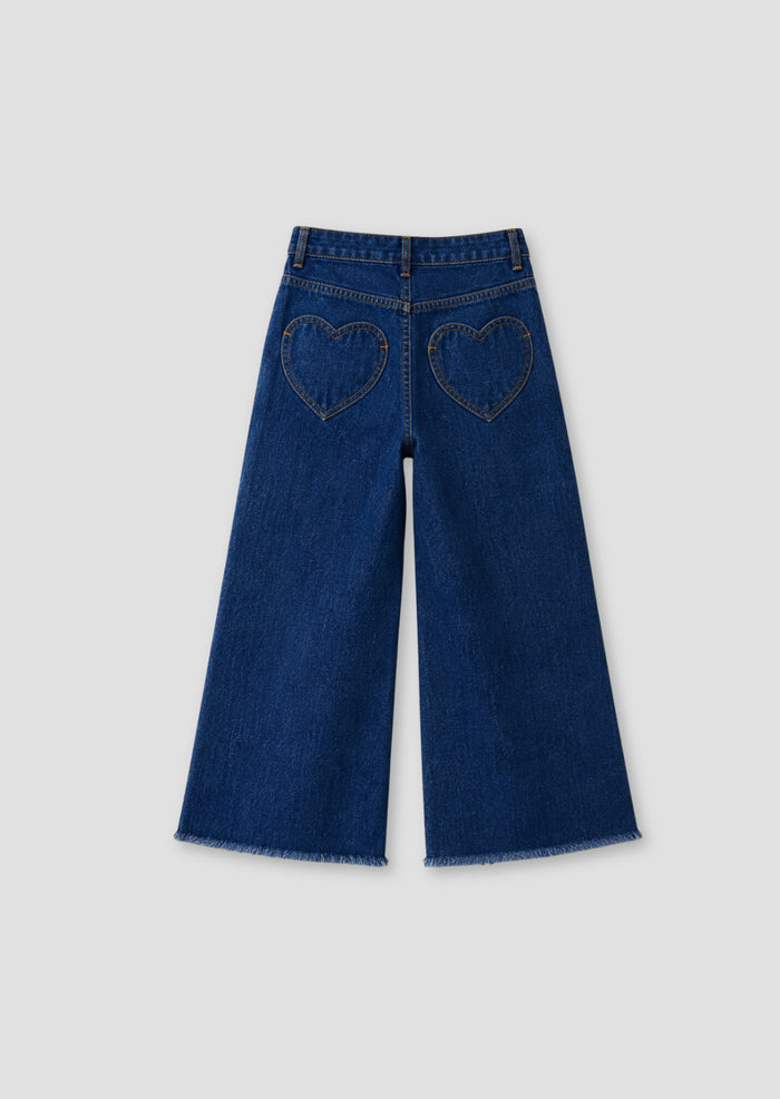 Paloma Stretch Denim Heart Pocket Jean