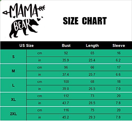 Papa Bear Mama Bear T-Shirts Matching Shirt for Mom & Dad