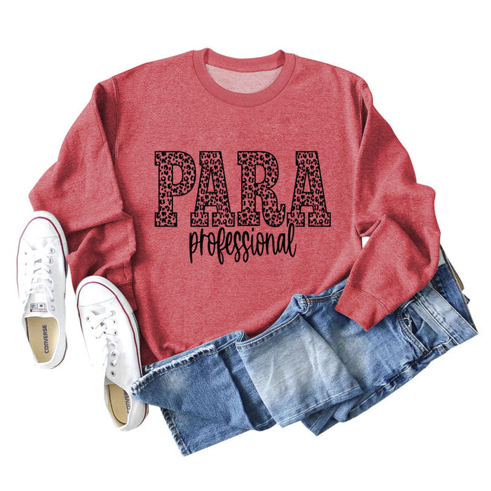 Red sweater (black font) / S