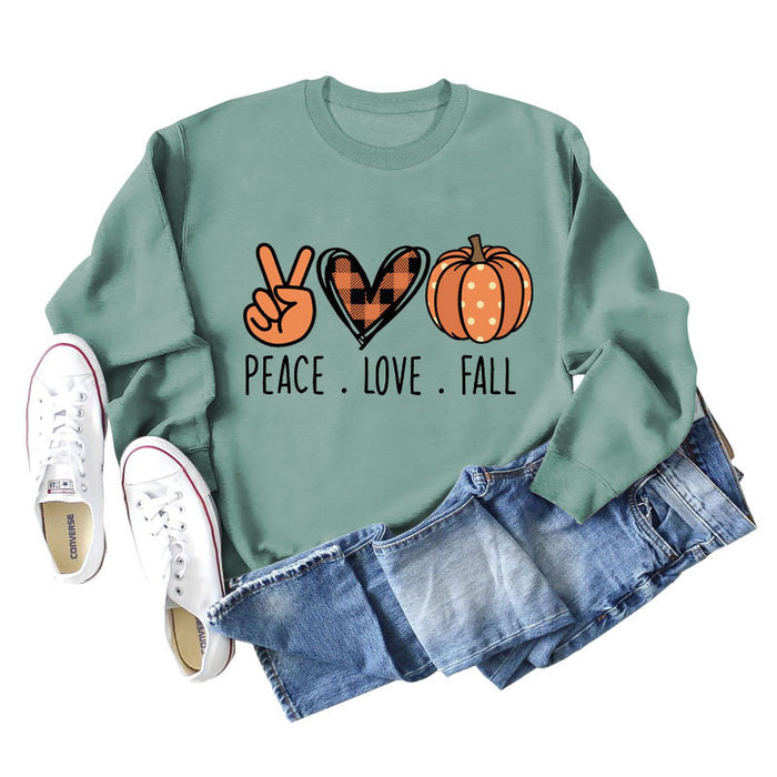 Light green sweater (black word color picture) / S