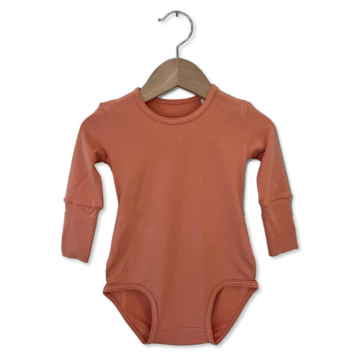 Peach Terra Snuggle Bug Long Sleeve Bodysuit