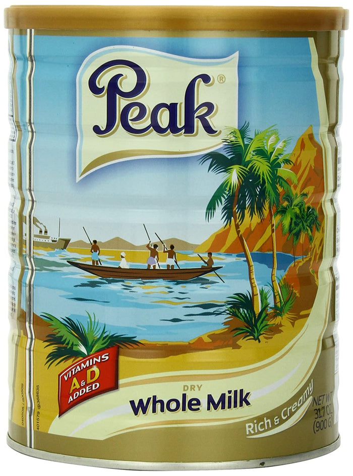 Peak Dry Whole Milk Powder, 900 - Grams (Packaging May Vary) - Yado African & Caribbean Market