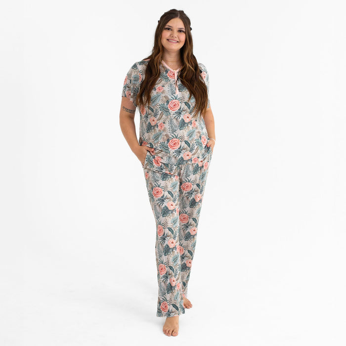 Peony Tropic Loungin' Around Two Piece Set