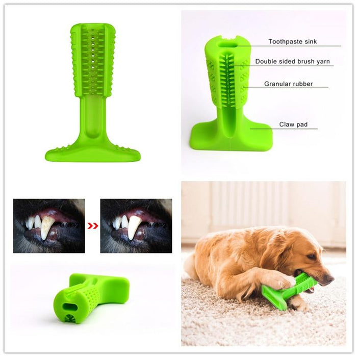 Pet Clever Dog Brushing Stick Toothbrush Pet Clever