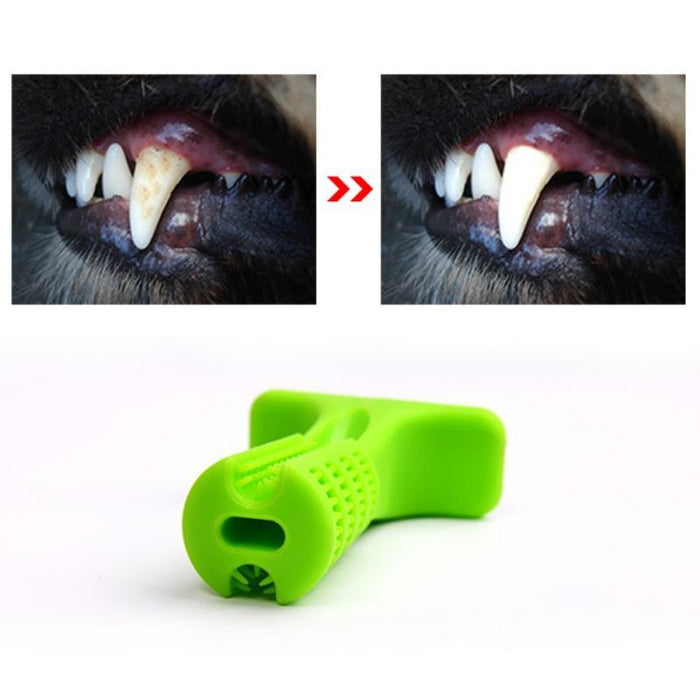 Pet Clever Dog Brushing Stick Toothbrush Pet Clever