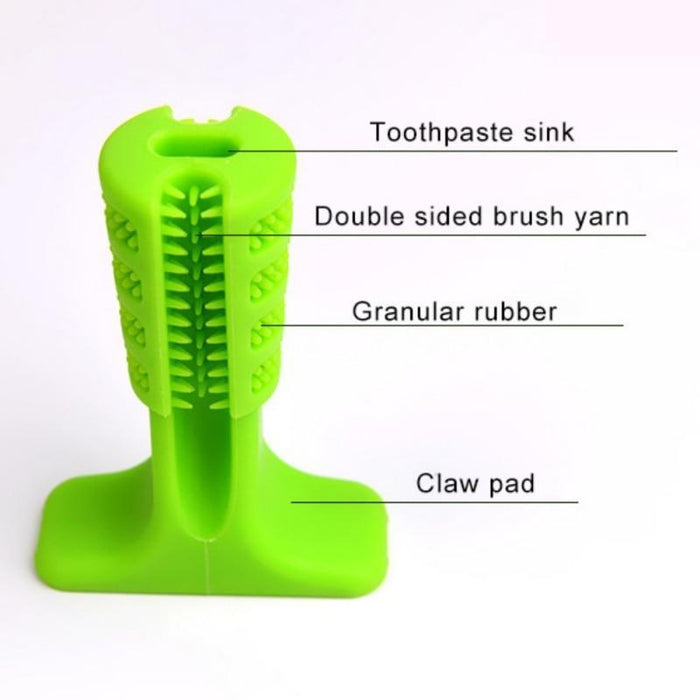 Pet Clever Dog Brushing Stick Toothbrush Pet Clever