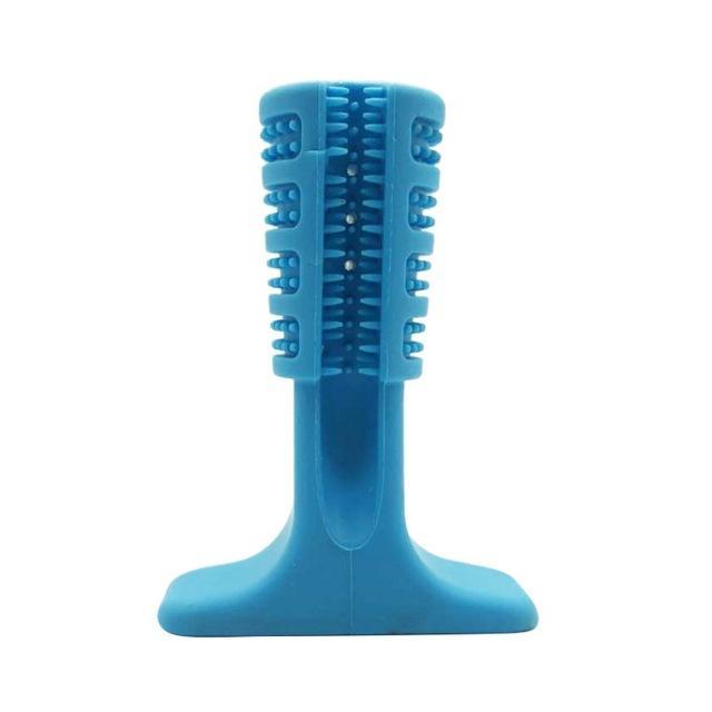 Pet Clever Dog Brushing Stick Toothbrush Pet Clever Blue L
