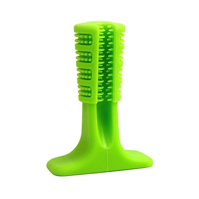 Pet Clever Dog Brushing Stick Toothbrush Pet Clever Green L