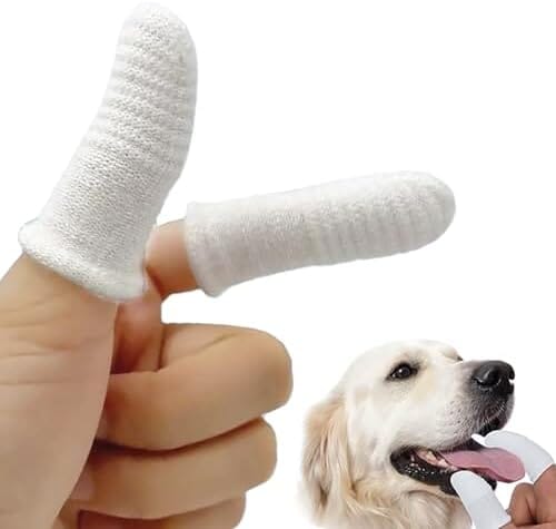 Pet Soft Fabric Finger Toothbrush Kit for Dogs and Cats Toothbrush Pet Clever