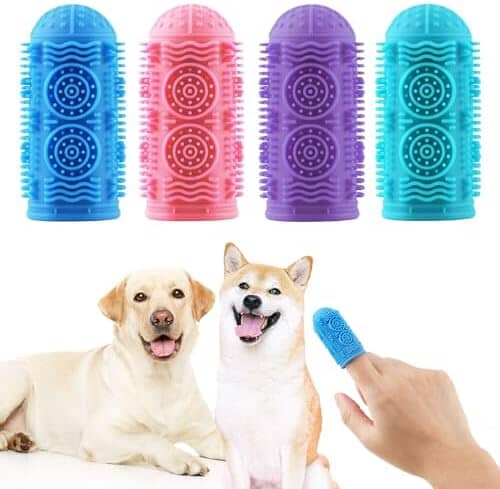 Pet Toothbrush 4 Pack Dog Toothbrush Kit Toothbrush Pet Clever