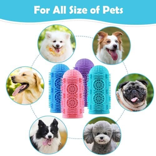 Pet Toothbrush 4 Pack Dog Toothbrush Kit Toothbrush Pet Clever