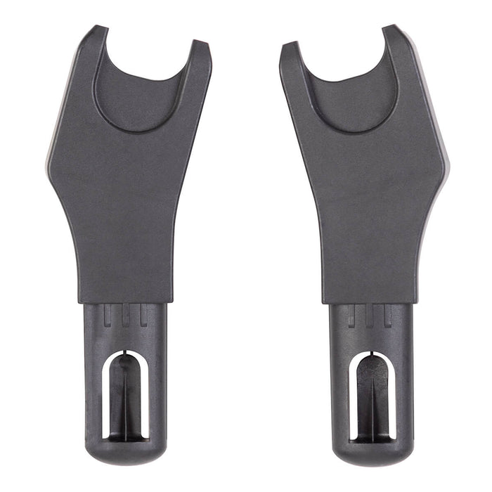 Gray stroller adapters for Phil&Teds Sport Versa Voyager compatible with toshi baby and Maxi Cosi styles