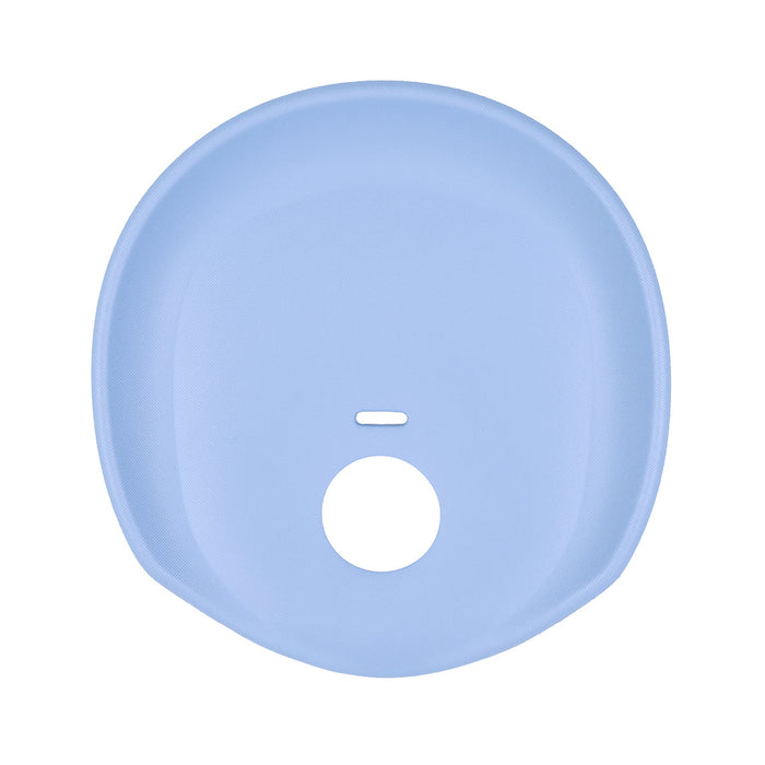 Light blue silicone case with circular cutout for Poppy Seat Liner and Toshi Baby Romper