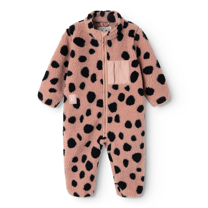 Liewood - Pile Jumpsuit - Nolano - Mega Leo Spot/Pale Tuscany