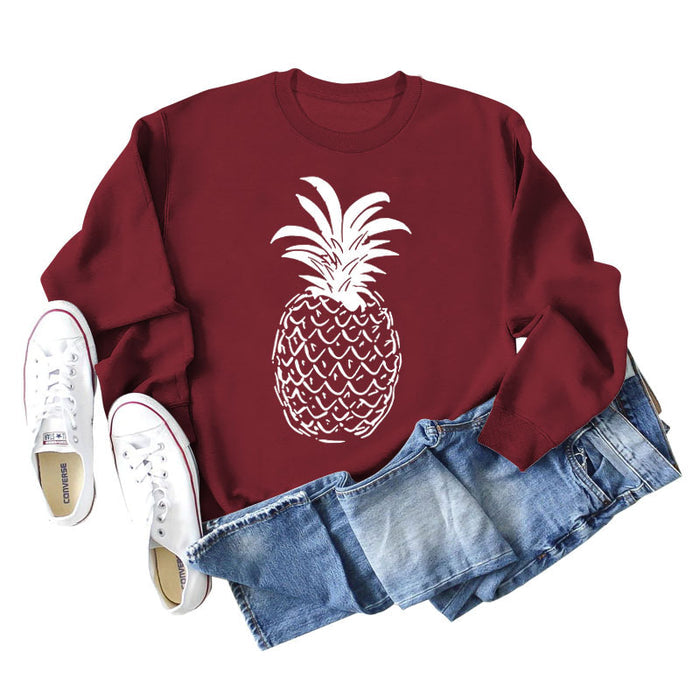 Wine red sweater (white color picture) / S