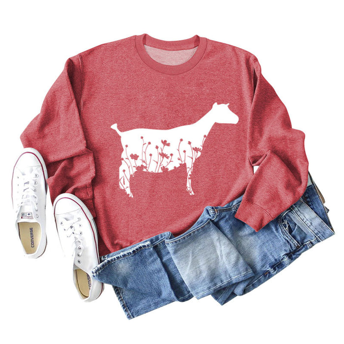 Red sweater (white font) / S