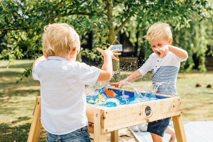Plum Build and Splash Wooden Sand and Water Table