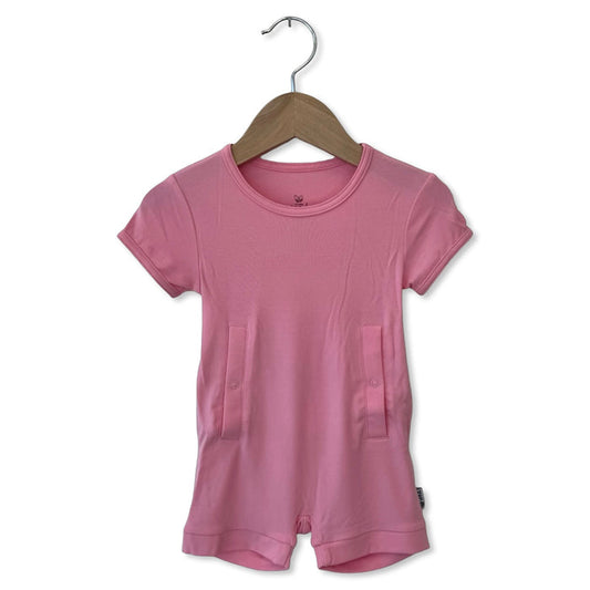 Pretty In Pink Adaptive Tube Access Shorty Romper