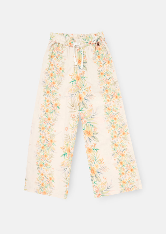 Primrose Floral Print Tie Waist Trousers
