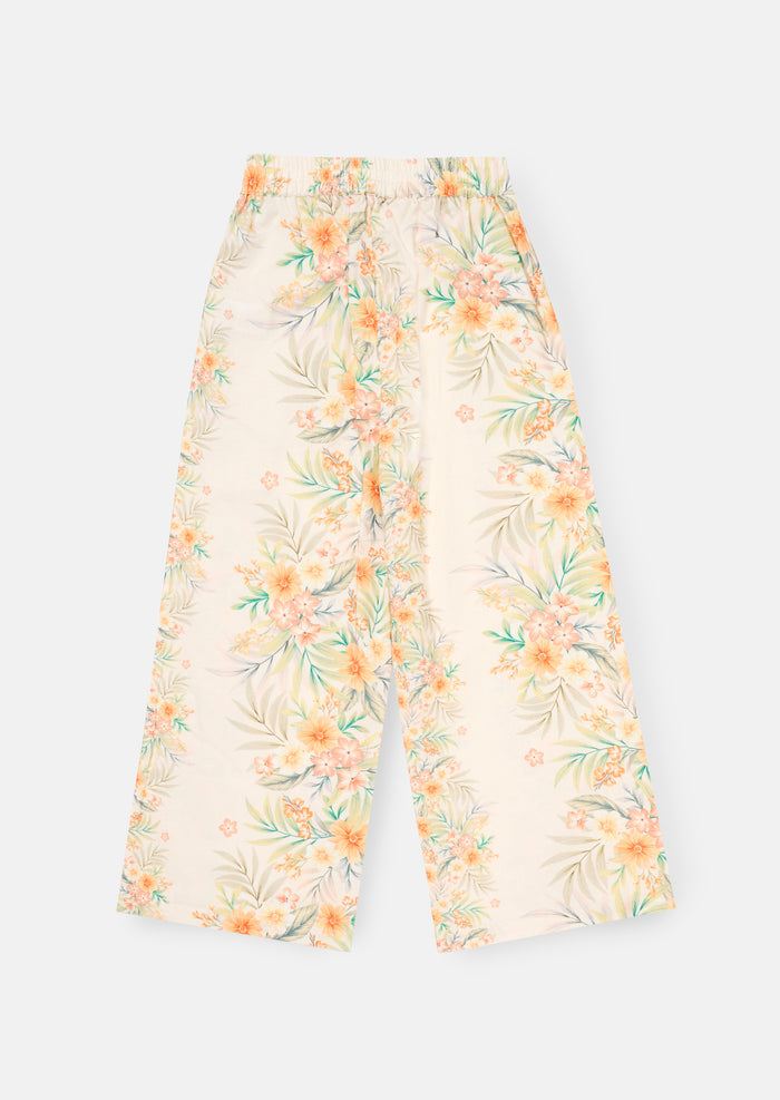 Primrose Floral Print Tie Waist Trousers