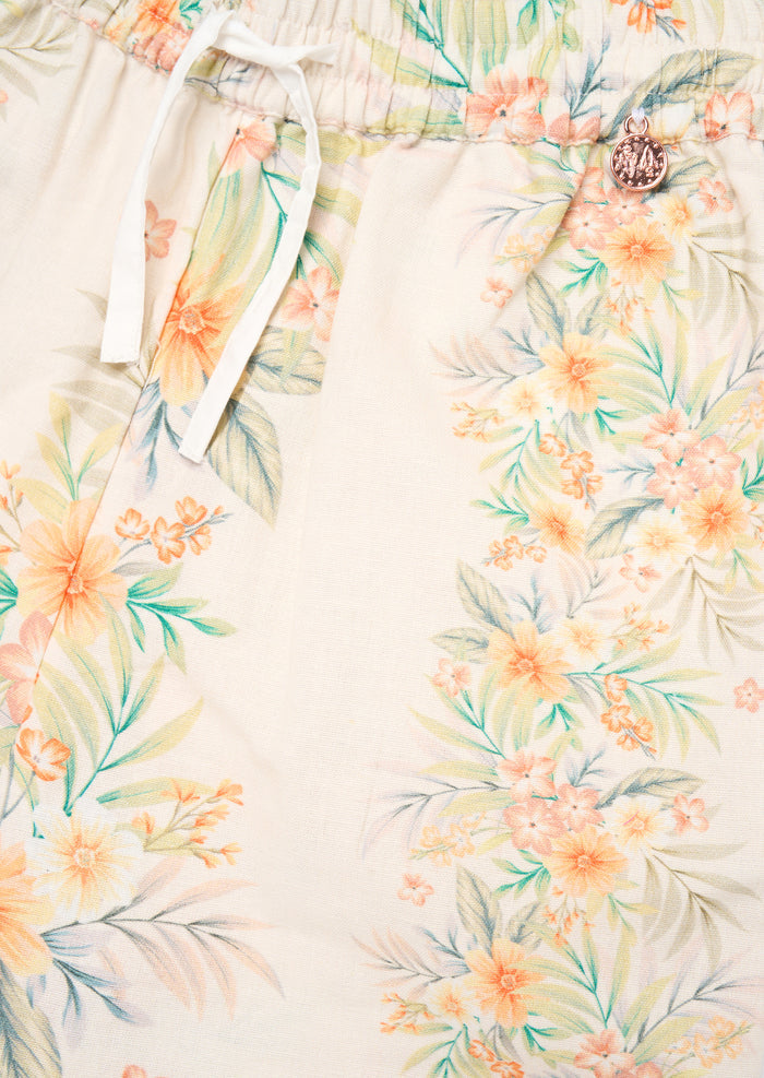 Primrose Floral Print Tie Waist Trousers