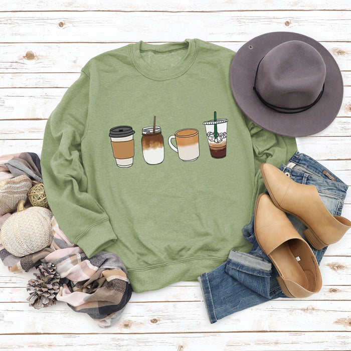 Olive green sweater (color picture) / S