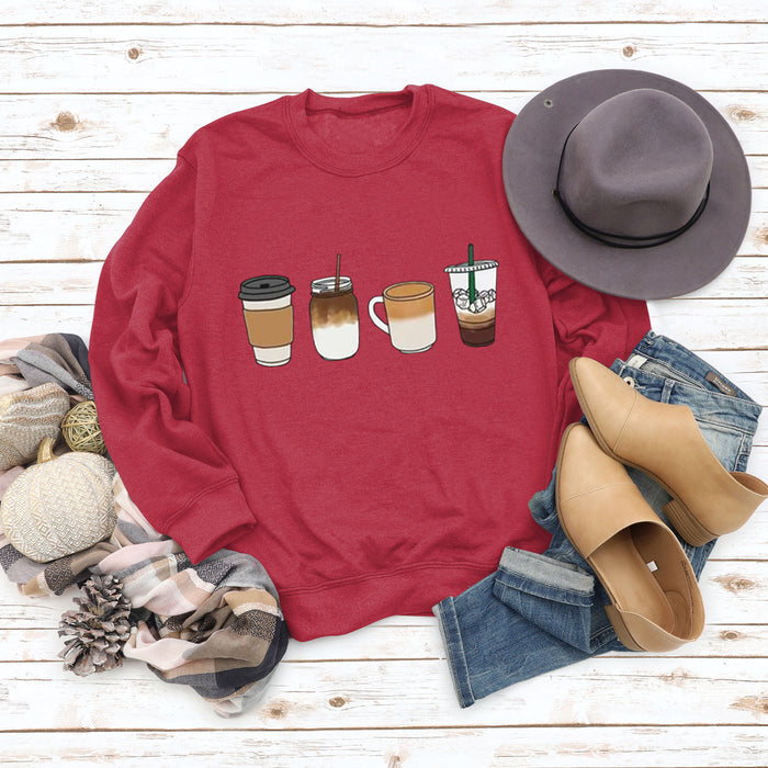 Red sweater (color picture) / S