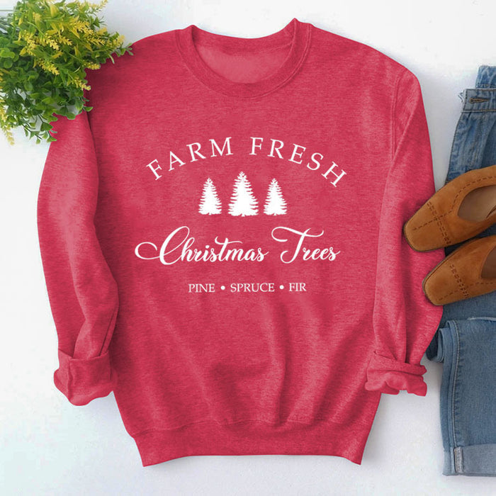 Red sweater (white font) / S